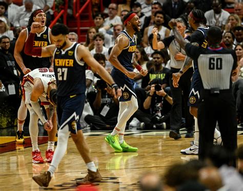 Gritty Nuggets stymie Heat in fourth quarter to take commanding 3-1 lead in NBA Finals